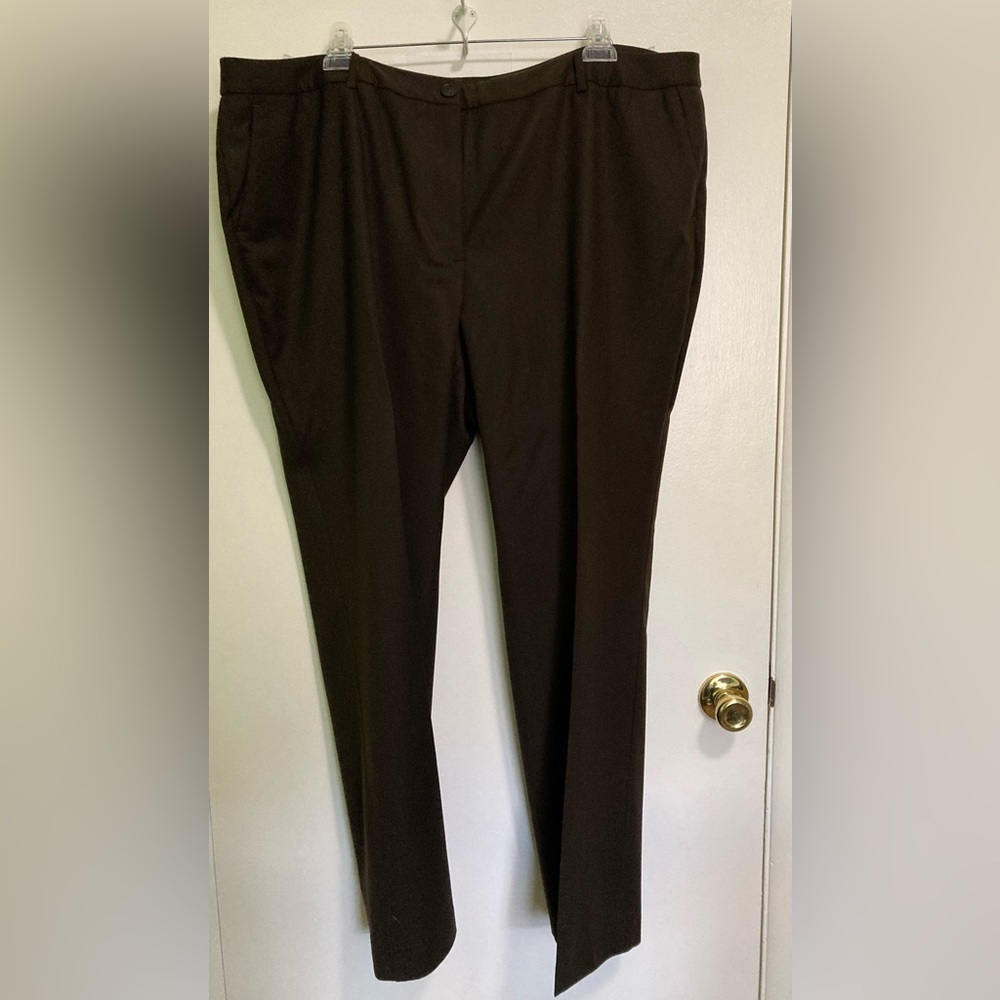 Talbots Dark Brown Straight Leg Pants